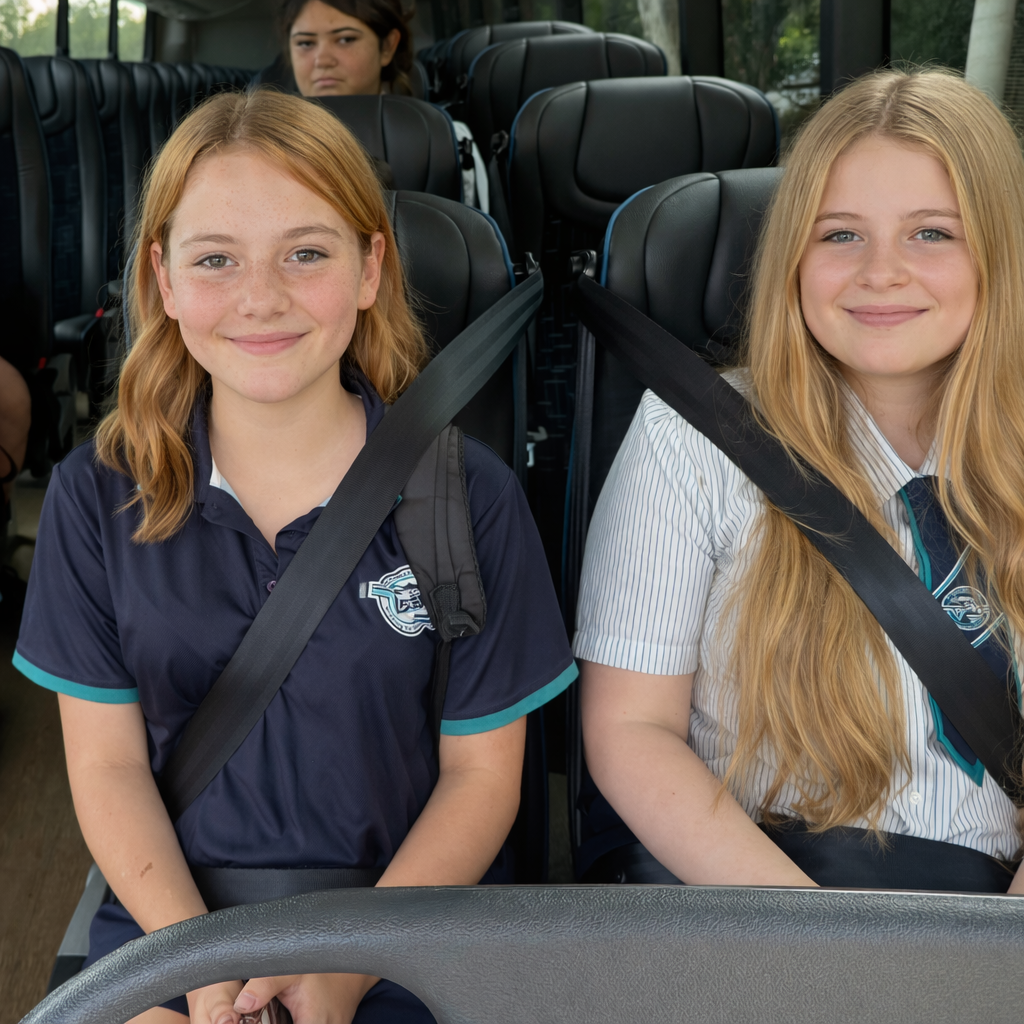 Blue Bus Updated Girls On Bus Pic