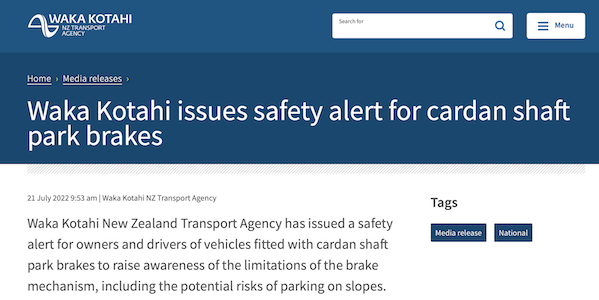 NZ-Transport-Agency-Cardan-Warning