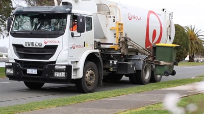 Veolia Tasmania Truck Side Arm